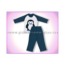 ВК Стиль Пижама "Пингвин" детская 11341 белая синяя