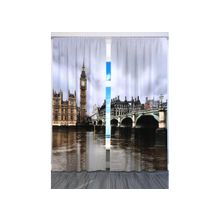 Шторы лондон. вид на темзу