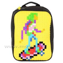 Upixel Современный пиксельный рюкзак WY-A001 желтый