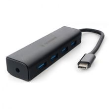 HUB 4-port Gembird UHB-C364 USB 3.0, подключается к USB Type C