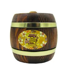 Мёд натуральный - гречишный в дер. бочонке 250 гр.