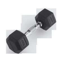 STARFIT Гантель обрезиненная DB-301 4 кг, черная