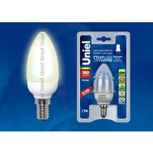 Лампа LED-C37-2W WW E14 180 Lm