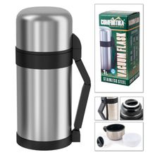 Термос COMFORTIKA Family 150 c широким горлом ручкой и ремнем