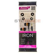 Наушники-вкладыши Olmio Iron 3,5mm, черный металл