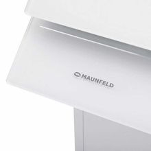 Каминная вытяжка Maunfeld plym soft 60 белое стекло