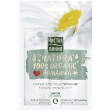 Чистая Линия Natura Ромашка 1 тканевая маска