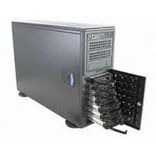 Корпус supermicro (black sc745tq 4u tower w  redundant pws 920w) cse-745tq-r920b