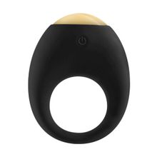 Черное эрекционное кольцо Eclipse Vibrating Cock Ring