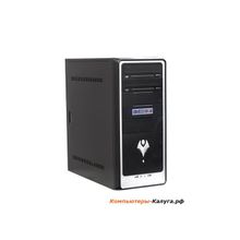 Корпус H-207 Black-Silver 350W 20+4pin SATA USB Audio