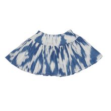 Leya.me Юбка из льна сине-белая ALD 051