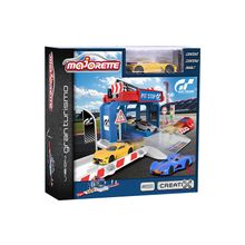 Игровой набор MAJORETTE 2050002 Парковка Creatix Gran Turismo, 1 машинка