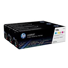 Набор картриджей  №128A HP CLJ Pro CP1525 CM1415  , CF371AM, C M Y