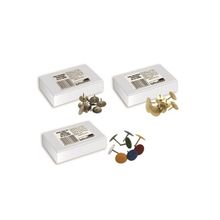 Кнопки канцелярские Office Force латунированные 100 шт уп.