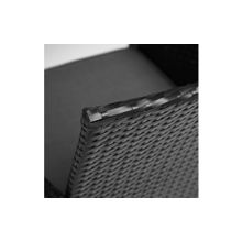 Tetchair Обеденный сет (стол+4стула) (mod. 210036), черный, ткань: DB-16, серый