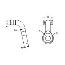Blue Wave Наконечник троса T-образный Blue Wave 616516F 7 - 8 мм