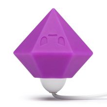 Tokidoki Фиолетовый клиторальный стимулятор-бриллиант SILICONE PURPLE DIAMOND CLITORAL VIBRATOR (фиолетовый)