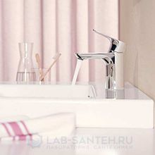 Однорычажный смеситель для раковины без донного клапана, гладкий корпус Jacob Delafon "E72277-4