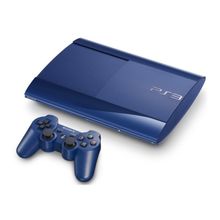 Sony PlayStation 3 Super Slim 500Gb Blue + Дополнительный контроллер синий