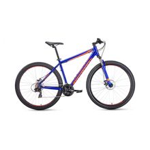 29" FORWARD Apache 2.0 Disc 2019 (21ск, алюм, аморт.вилка, диск.мех, TS38 TY500 TY300 FWD)(рама 17", синий оранжевый)