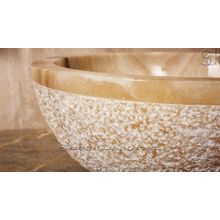 Bowl Beige Honey Dotted (35 х 35 х 15 см)