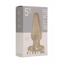 Стеклянная анальная пробка Butt Plug Basic 5 Inch - 12,7 см.