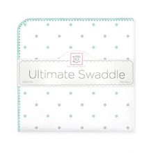 SwaddleDesigns Sterling Little Dots морской кристалл
