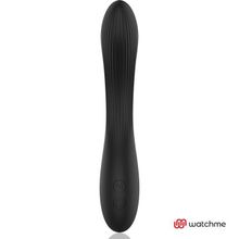 DreamLove Черно-золотой вибратор с пультом-часами Anne s Desire Curve G-Spot Vibe Wireless Watchme - 20,5 см. (черный с золотистым)