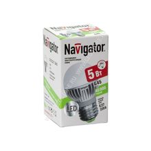 Лампа светодиодная E27  Navigator серии NLL-G45 5W 230V 2700K