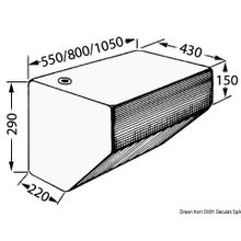 Osculati Fresh water rigid tank 100 l, 52.195.10