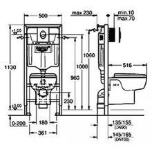 Комплект Grohe Solido 39191000 подвесной унитаз + инсталляция + кнопка