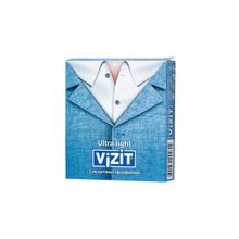 VIZIT Ультратонкие презервативы VIZIT Ultra light - 3 шт.