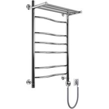 Электрический полотенцесушитель Маргроид Волна с полкой 60*60