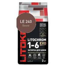 Затирка LITOCHROM 1-6 EVO LE.240 венге 2 кг