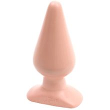 Анальная пробка телесного цвета Butt Plugs Smooth Classic Large - 14 см. телесный