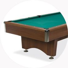 Бильярдный стол для пула Модерн Люкс II 8ф, камень. В стоимость включены: полный комплект аксессуаров для игры, доставка
