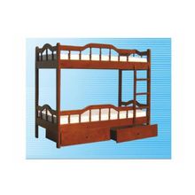 Кровать двухъярусная Джерри (ВМК Шале) (Размер кровати: 90Х190 200, Наличие матраса: С 2 матрасами)