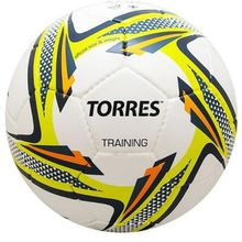 Мяч футбольный Torres Training р 5 тренировочный, 32 пан, 4 подкл. слоя, синт.кожа ручная сшивка