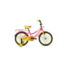 Детский велосипед FORWARD Funky 18 желтый фиолетовый (2020)