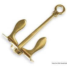 Osculati Anchor-shaped card holder 140 mm, 32.518.00