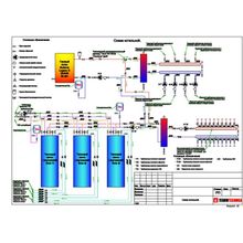 Инверторный тепловой насос 40 кВт