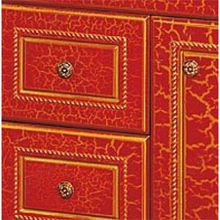 Misty Тумба с раковиной Fresko 90 красная краколет