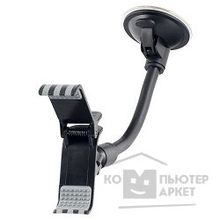 Perfeo PH-504 Автодержатель для смартфона навигатора до 6" на стекло гибкая штанга черный