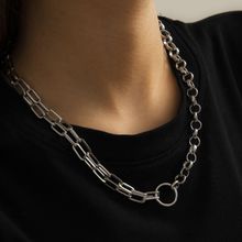 Колье-цепь под серебро (арт. 83391-2)