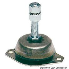 Osculati Galvanised steel anti-vibration support 200 kg, 51.656.02