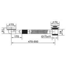 Слив-перелив для акриловой ванны Articoli Vari CZR-STW1-01(02,03) CZR-STW1-03