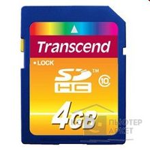 Transcend SecureDigital 4Gb  TS4GSDHC10