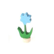Фигурка декоративная для подсвечников - цветок голубой (Grimms)