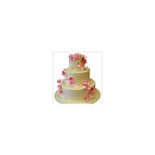 Свадебный торт "Цветы кизилла"