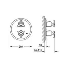 Термостат Grohe Atrio Ypsilon 19395000 для ванны с душем